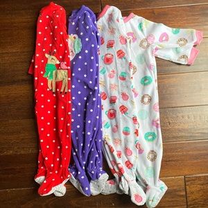 4 Carter’s Fleece Sleepers